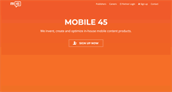 Desktop Screenshot of mobile45.com