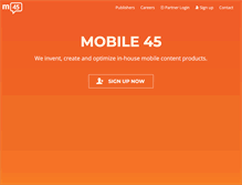 Tablet Screenshot of mobile45.com